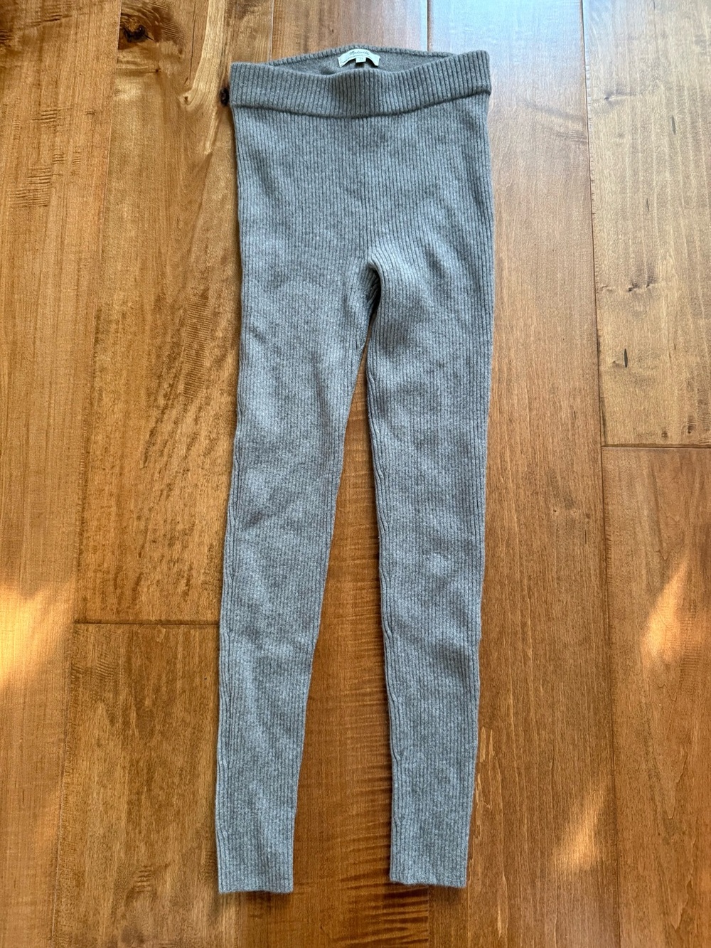 Madewell Women’s Ribbed Tan Leggings